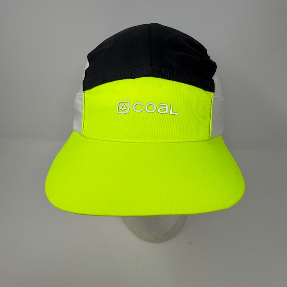 Coal Headwear Other - Coal Headwear Neon Yellow Black White Mesh Running Cap Hat